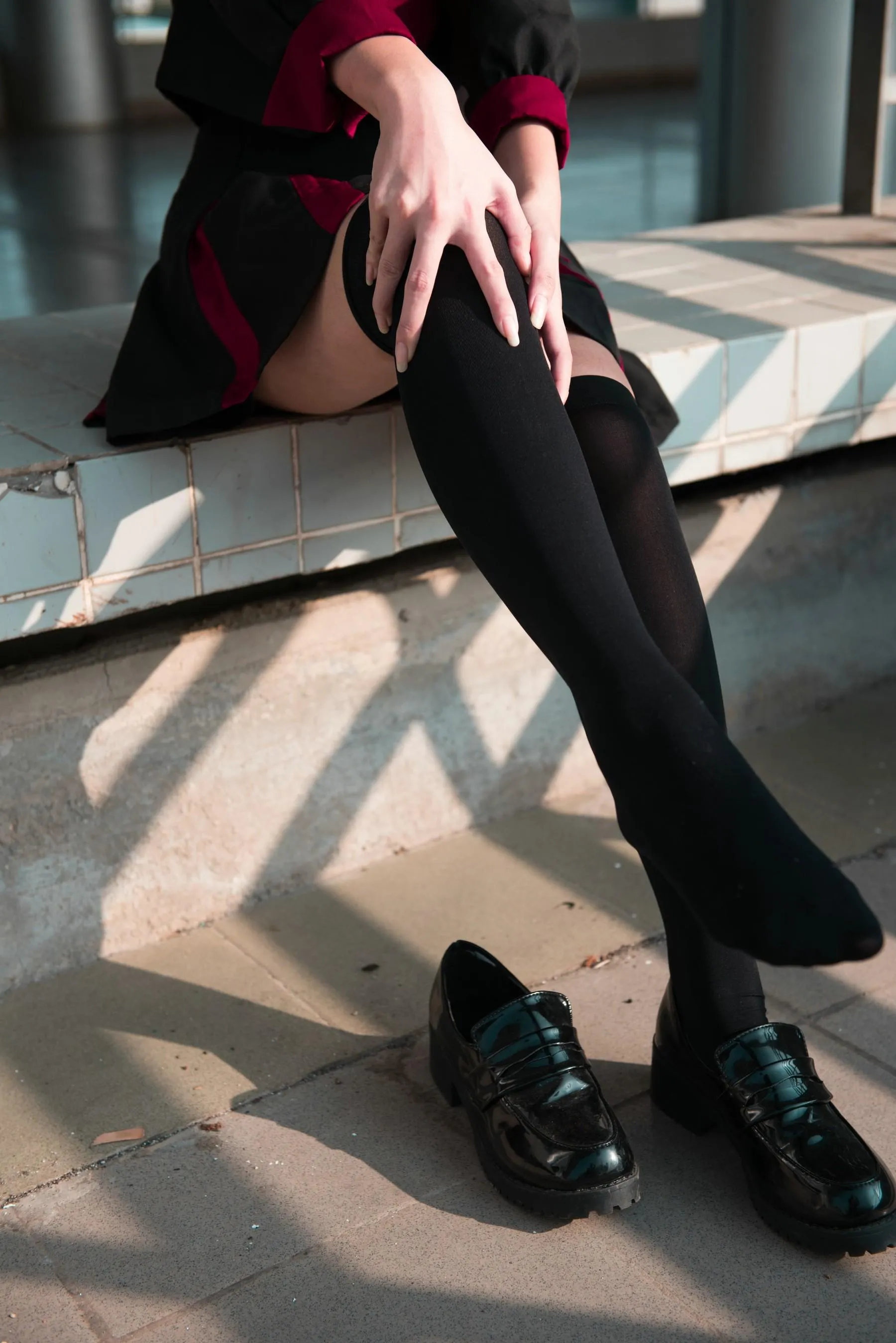 [魔镜街拍] NO.141 活力美术生JK美少女 [288P]插图6